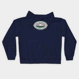 Mount Rainier National Park Logo Kids Hoodie